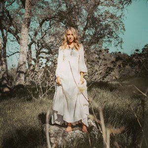 Vintage Gunnesax Dress, XS/S, Cream, Prairie Chic